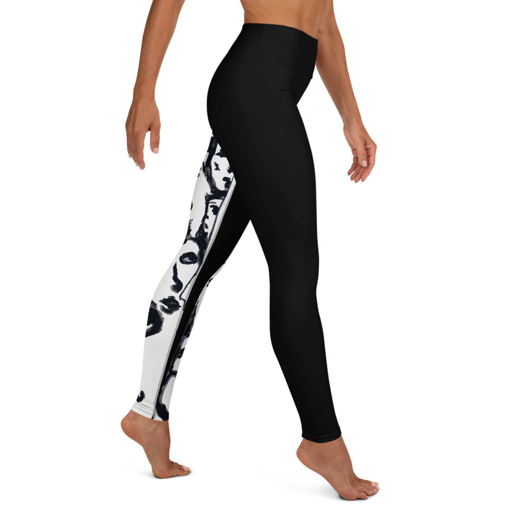 Yoga Capri Leggings, "MAN"