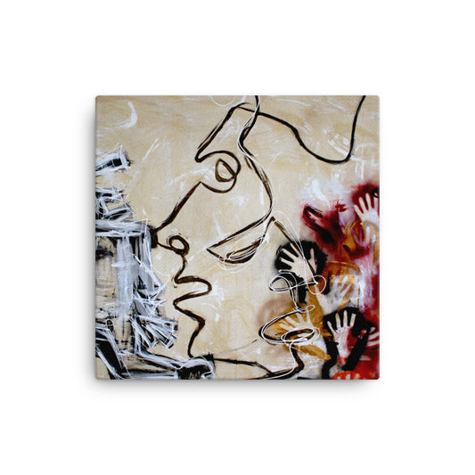 "LET ME LET YOU GO", Canvas Print