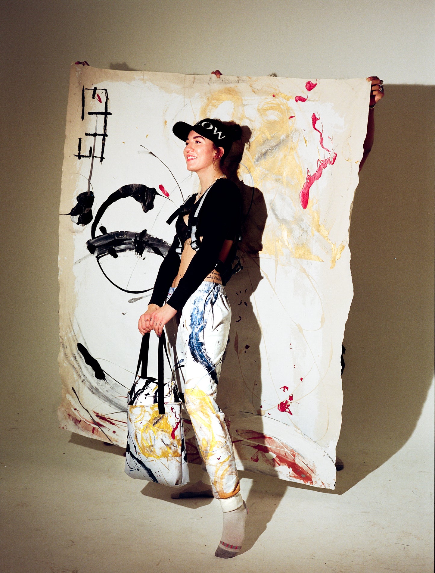 All Over Print Joggers, "PEACE"