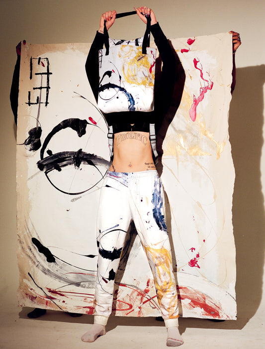 All Over Print Joggers, "PEACE"