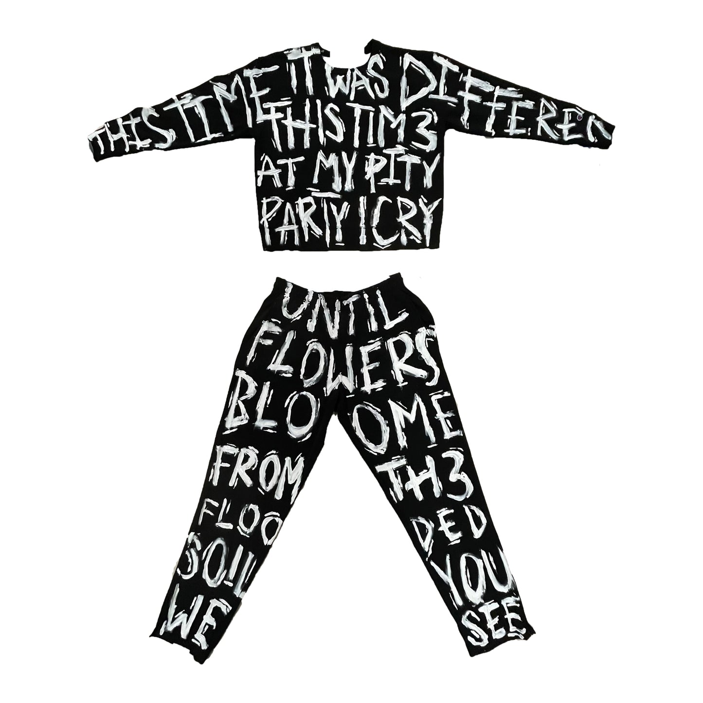 Hand painted track suit, "ACID" (SOLD)