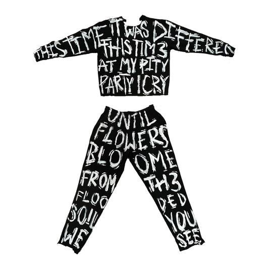 Hand painted track suit, "ACID" (SOLD)
