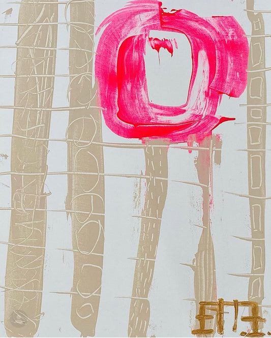 Original painting, acrylic on stretched canvas