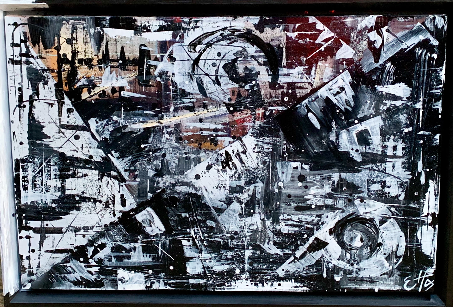 Original abstract painting. Inspired by Ette's friend named Brody