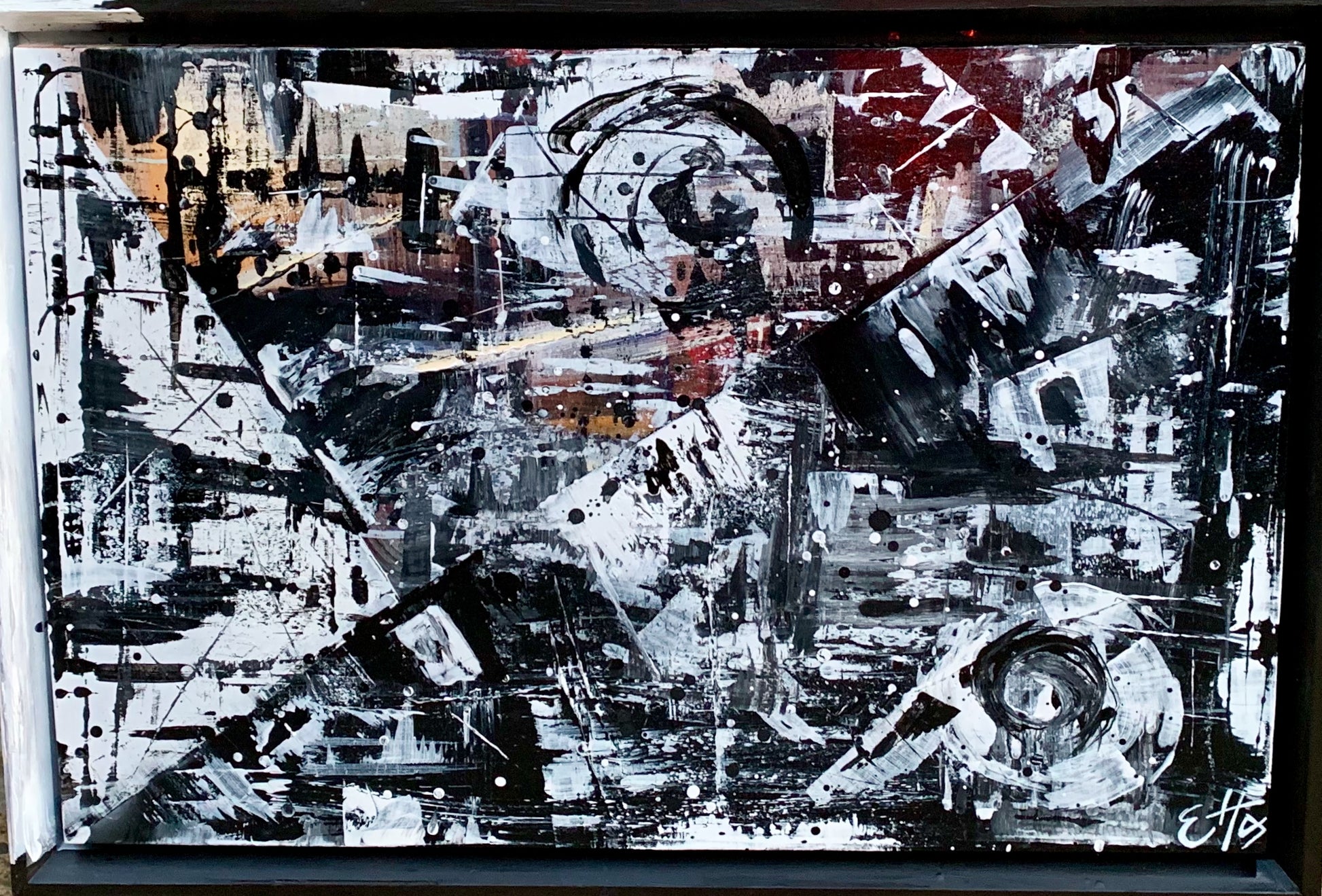 Original abstract painting. Inspired by Ette's friend named Brody