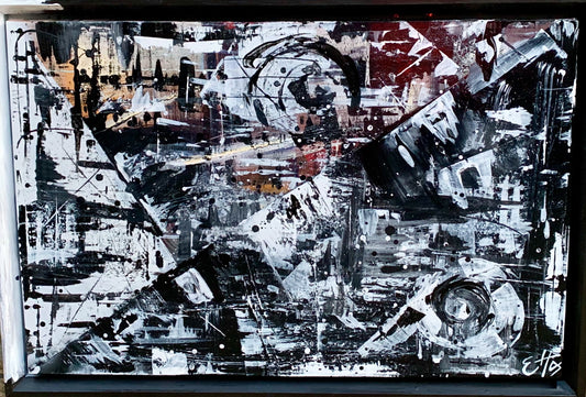 Original abstract painting. Inspired by Ette's friend named Brody