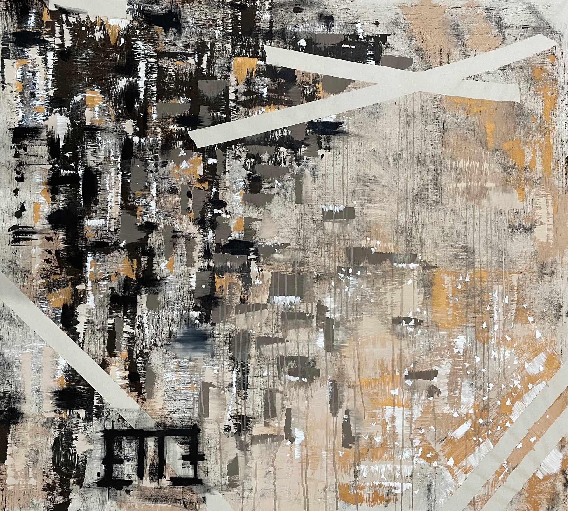 "HOMELAND" Acrylic on loose canvas