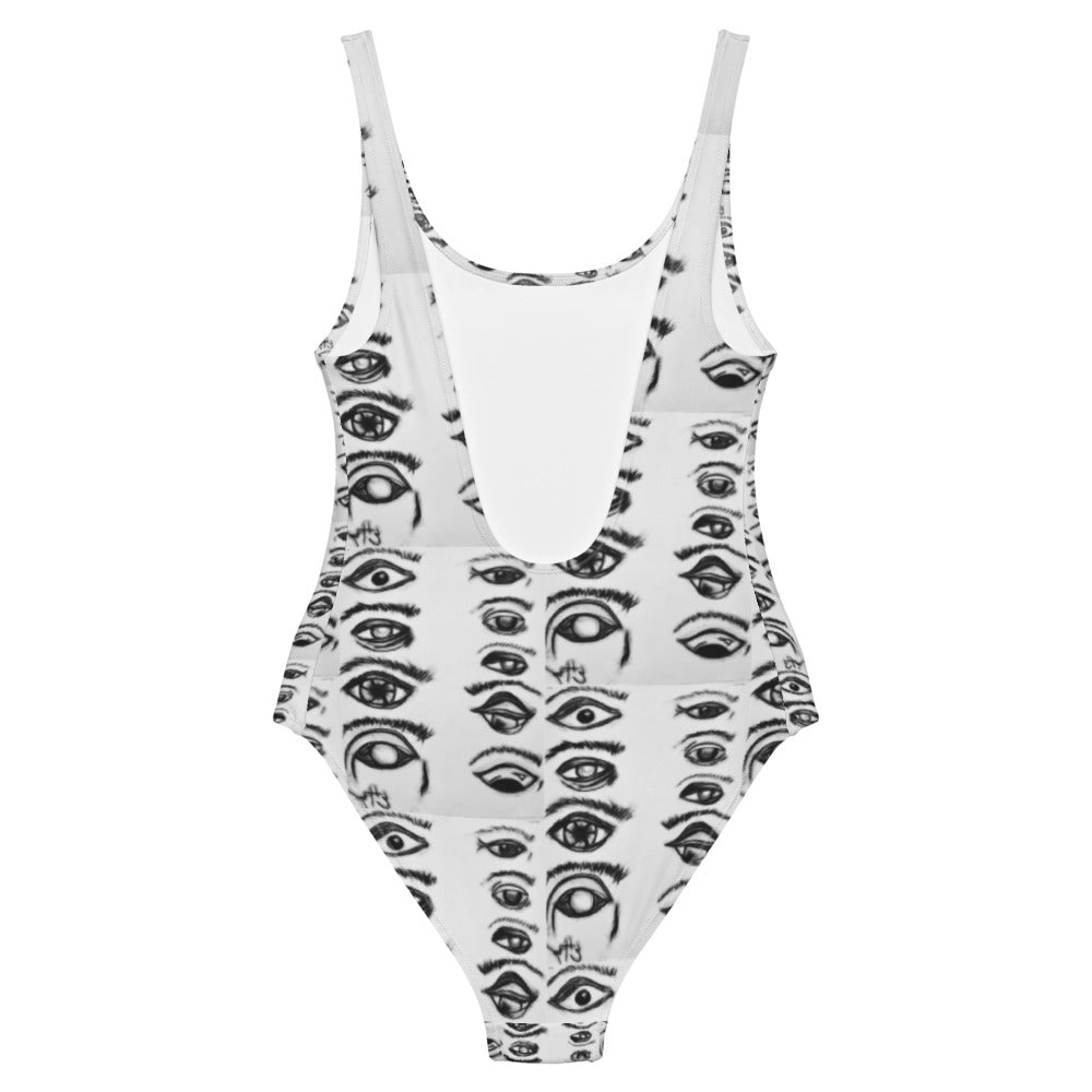 One-Piece Swimsuit, "THE EYES HAVE IT"