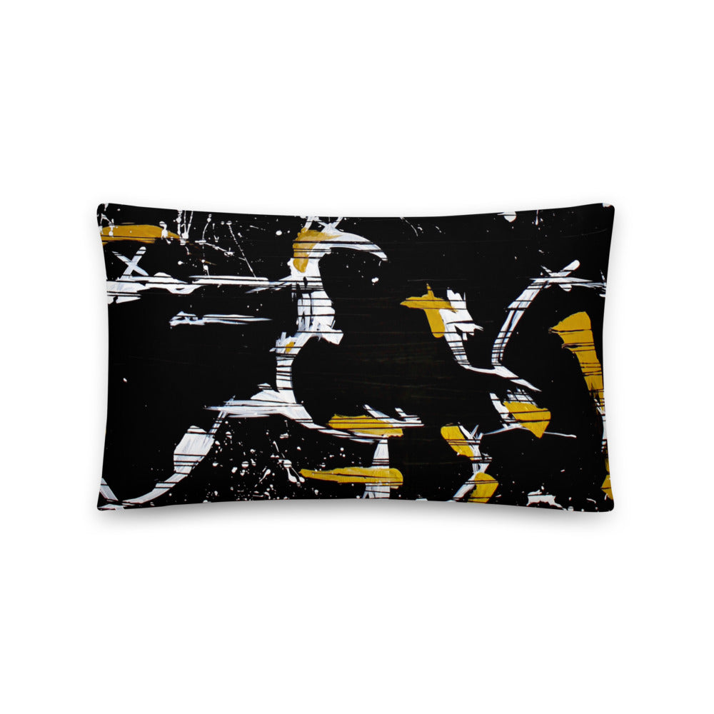Reversible Accent Pillow, "YANG AND YIN"