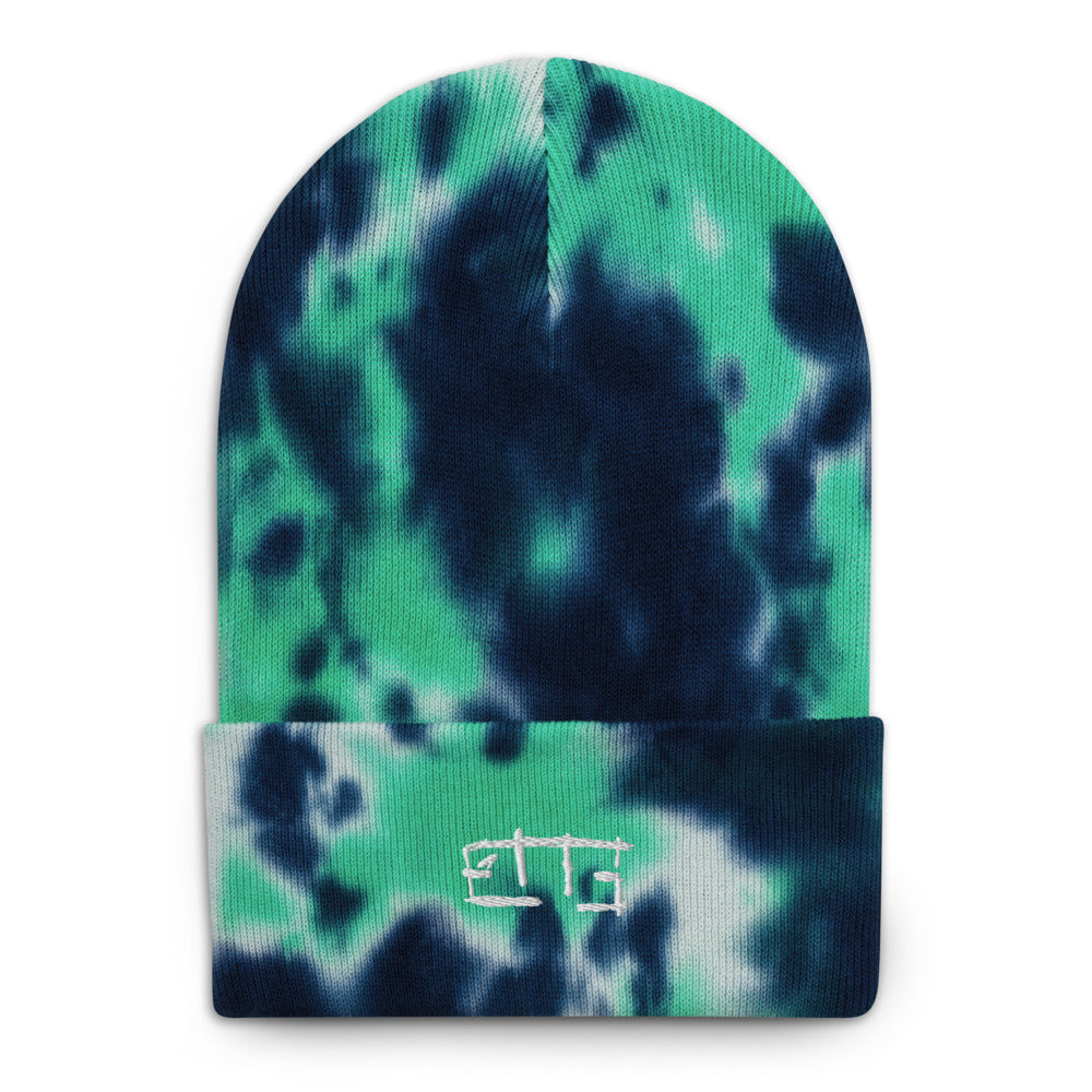 Embroidered ETTE Signature Tie-dye Beanie