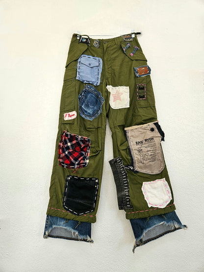 Patchwork Army Pant