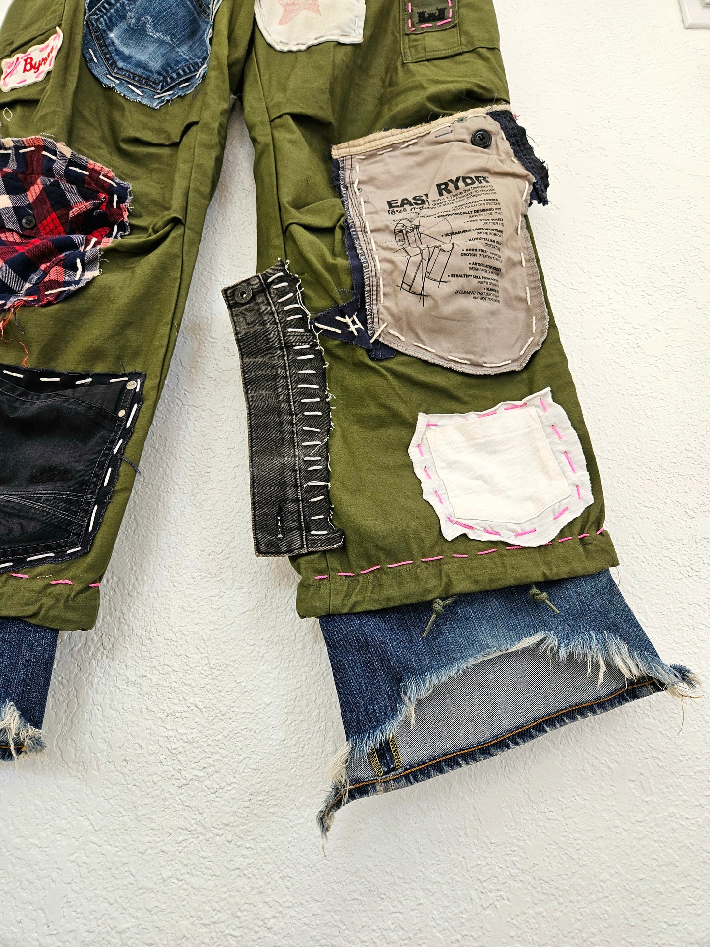 Patchwork Army Pant