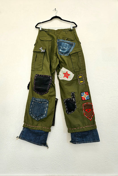 Patchwork Army Pant