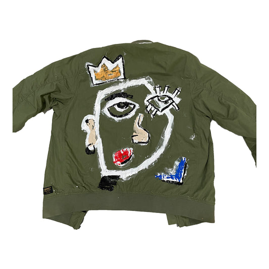Hand painted jacket, "KING CARHARTT" (SOLD)