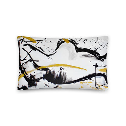 Reversible Accent Pillow, "YANG AND YIN"